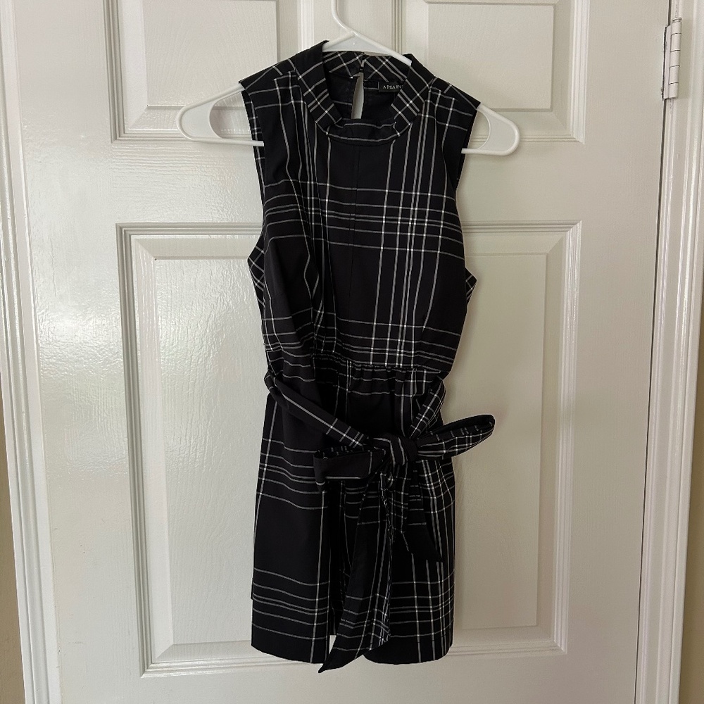 A Pea in the Pod plaid Maternity blouse size xs